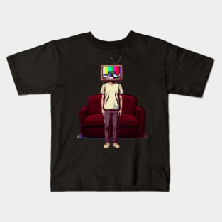 Tv Head Kids T-Shirt